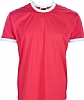 Camiseta Combinada Castellon Joylu - Color Rojo/Blanco